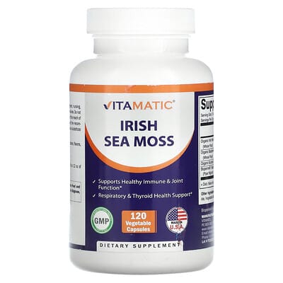 Irish Sea Moss, 120 вегетарианских капсул