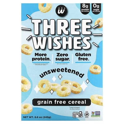 Grain Free Cereal, Unsweetened, 8.6 oz (245 g)