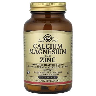 Calcium Magnesium plus Zinc, 100 Tablets