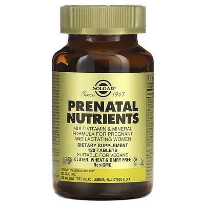 Prenatal Nutrients, 120 таблеток