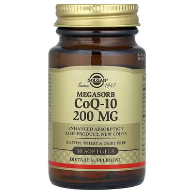 Megasorb CoQ-10, 200 mg, 30 мягких капсул