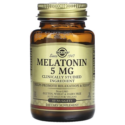 Melatonin, 5 mg, 60 нуклеаров