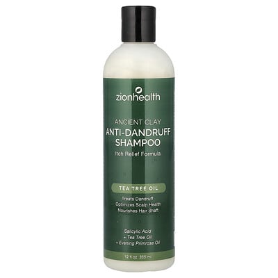 Шампунь от перхоти Ancient Clay, Anti-Dandruff Shampoo, 12 fl oz (355 ml)