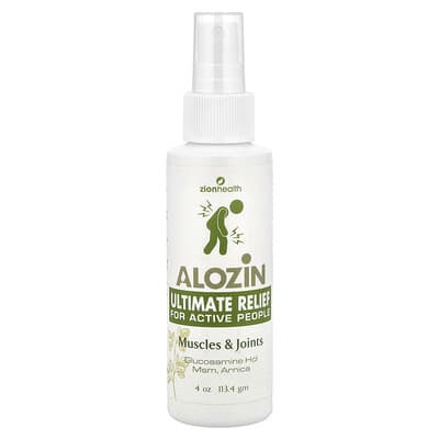 Средство для облегчения боли в мышцах и суставах Alozin Ultimate Relief, 4 oz