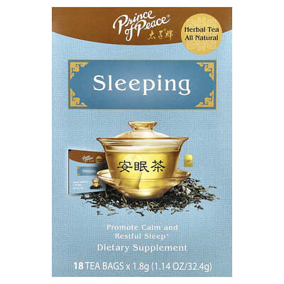 Herbal Tea, Sleeping, 18 Tea Bags, 1.14 oz (32.4 g)