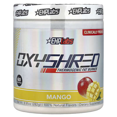 OxyShred термогенный жиросжигатель, манго, 9.95 oz (282 g)