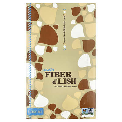 NuGo Nutrition Fiber d'Lish® Blondie Bar, 16 батончиков по 1.6 oz (45 g)