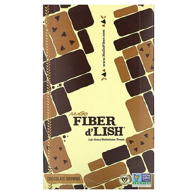 Fiber d'Lish®, Chocolate Brownie, 16 Bars, 1.6 oz (45 g) Each