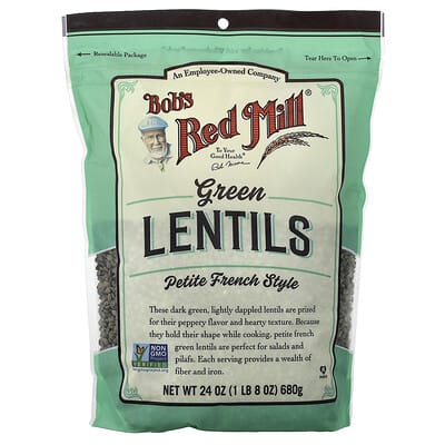 Bob's Red Mill красная чечевица Petite French Style 1 lb 8 oz (680 g)