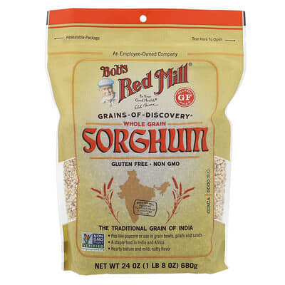 Цельнозерновой сорго Bob's Red Mill, 1 lb 8 oz (680 g)