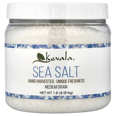 Kevala Морская соль, среднего помола, 1.8 lb (816 g)
