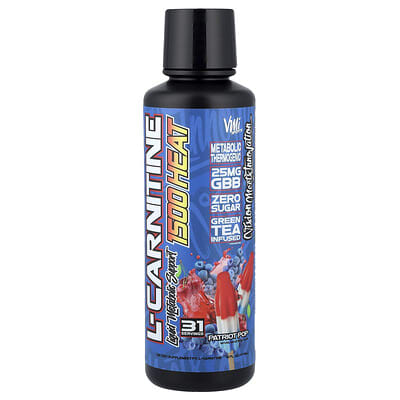 L-Carnitine 1500 Heat Patriot Pop 16 fl oz (473 ml)