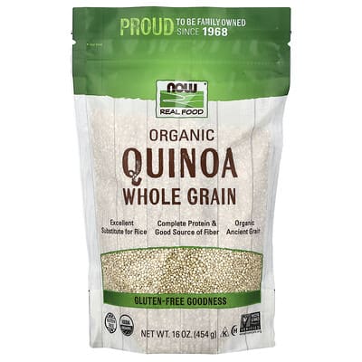 Organic Quinoa, Whole Grain, 16 oz (454 g)