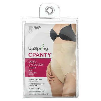 UpSpring C Panty Post C-Section Care с силиконовой панелью 1X/2X Nude 1 Count
