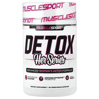 MuscleSport Her Series, Detox™, 90 вегетарианских капсул