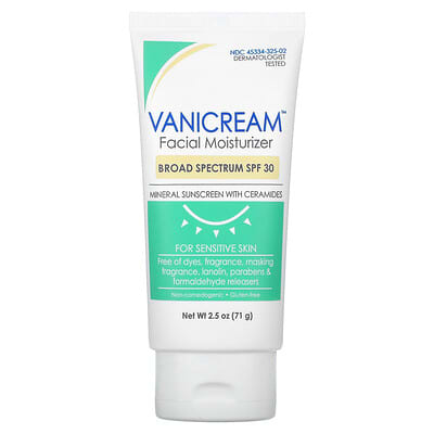 Увлажняющий крем-солнцезащитный Vanicream Facial Moisturizer SPF 30