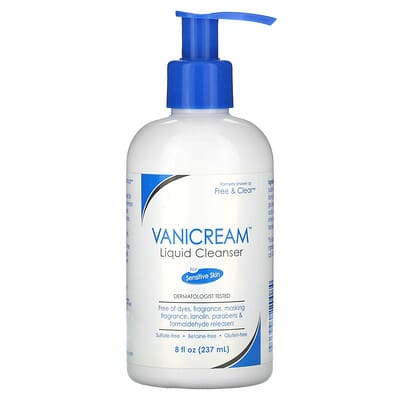 Жидкое очищающее средство для чувствительной кожи, без отдушек, 8 fl oz (237 ml)