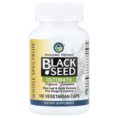 Amazing Herbs Black Seed™ Ultimate Defense Formula 100 вегетарианских капсул