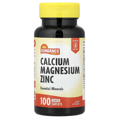 Calcium, Magnesium, Zinc, 100 Vegan Coated Caplets