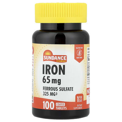 Железо, 65 mg, 100 покрытых таблеток