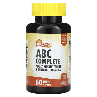 ABC Complete, Мультивитаминный и минеральный комплекс для взрослых, 60 таблеток