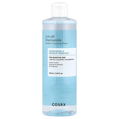 Low pH Niacinamide Micellar Cleansing Water, For Sensitive Skin, 13.52 fl oz (400 ml)
