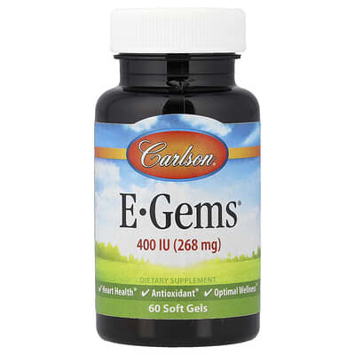 E-Gems®, 400 IU (268 mg), 60 Soft Gels