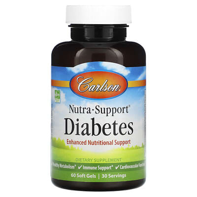 Nutra-Support®, Diabetes, 60  Soft Gels