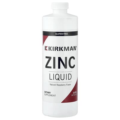 Kirkman Labs жидкий цинк Natural Raspberry 16 oz (473 ml)