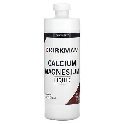 Жидкий кальций и магний, 16 fl oz (473 ml)