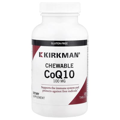 Kirkman Labs жевательные таблетки CoQ10, 120 шт