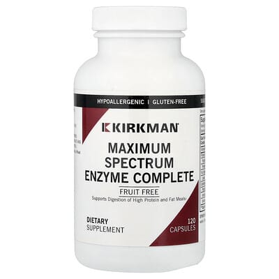 Kirkman Labs Maximum Spectrum Enzyme Complete, 120 капсул