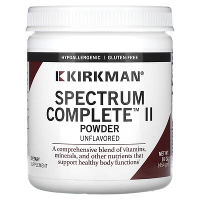 Порошок Spectrum Complete™ II, без вкуса, 16 oz (454 gm)