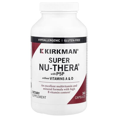 Super Nu-Thera® With P5P, Without Vitamins A & D, 360 Capsules