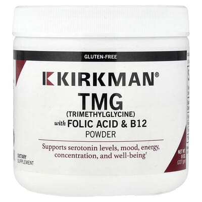 TMG с фолиевой кислотой и B12, 8 oz (227 g)