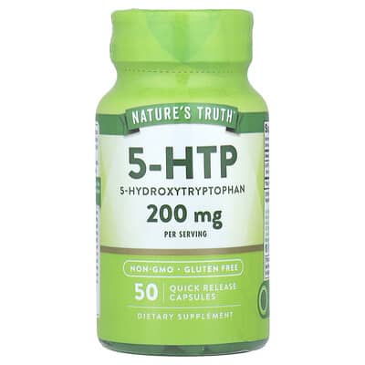 5-HTP, 50 Quick Release Capsules (100 mg per Capsule)
