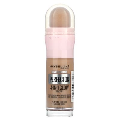 Maybelline Instant Age Rewind, макияж-корректор 4-в-1, 0.5 Fair-Light Cool, 0.68 fl oz (20 ml)