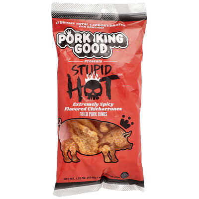 Чипсы Chicharrones, Stupid Hot, Extremely Spicy, 49.5 g