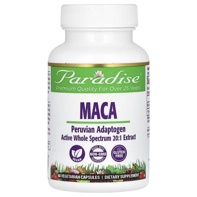 Maca, 60 вегетарианских капсул (250 mg на капсулу)