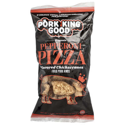 Ароматизированные чичарронес, Пепперони Пицца, 1.75 oz (49.5 g)