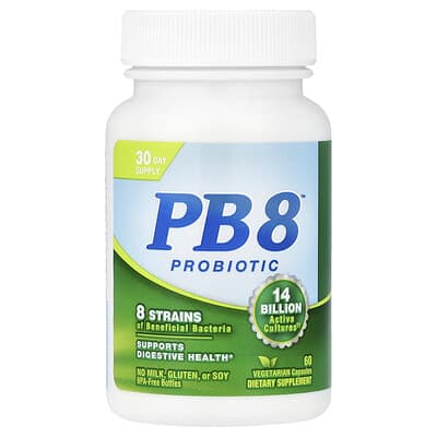 PB 8™ пробиотик, 60 вегетарианских капсул