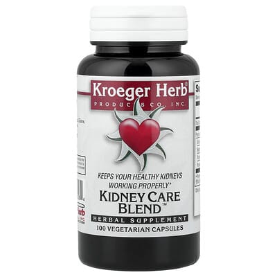Kroeger Herb Co Kidney Care Blend™ 100 вегетарианских капсул