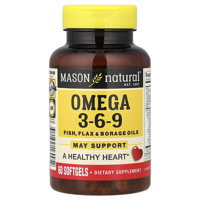 Omega 3-6-9, 60 мягких капсул