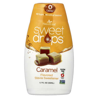 Подсластитель SweetDrops®, Caramel, 1.7 fl oz (50 ml)