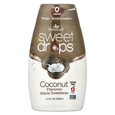 Sweet Drops®, кокос, 1.7 fl oz (50 ml)