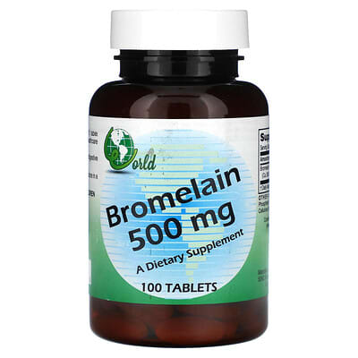 Бромелаин, 500 mg, 100 таблеток