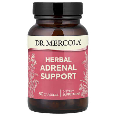 Dr. Mercola Herbal Adrenal Support, 60 капсул