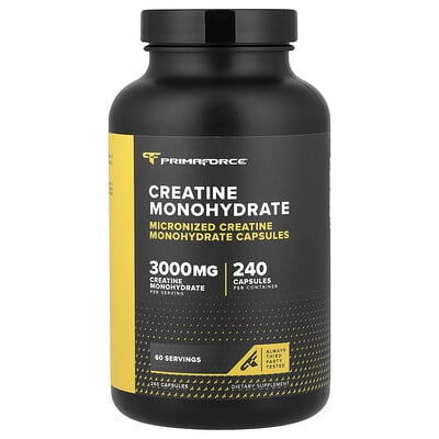 Creatine Monohydrate, 240 Capsules (750 mg per Capsule)