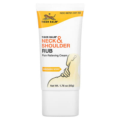 Tiger Balm мазь для шеи и плеч, обезболивающий крем, 1.76 oz (50 g)