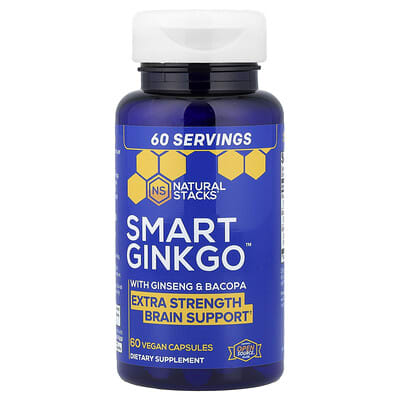 Smart Ginkgo™, 60 веганских капсул